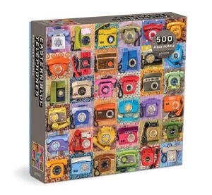 Galison Puzzle Troy Litten Eastern Bloc Telephones 500 dílků