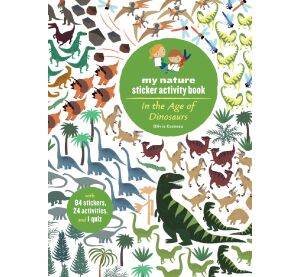 Chronicle Books Activity Book mit Aufklebern In der Zeit der Dinosaurier