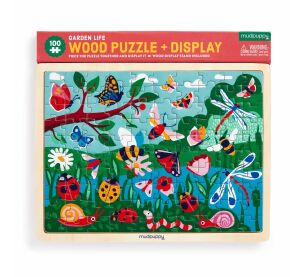 Mudpuppy Holzpuzzle Garden Life 100 Teile