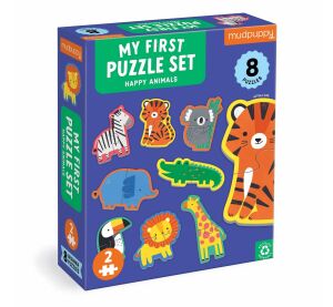 Mudpuppy Puzzle Mein erstes Puzzle Happy Animals