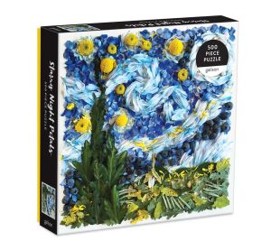 Galison Starry Night Blütenblatt Puzzle 500 Teile