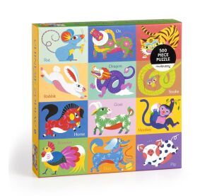 Galison Puzzle Chinesisches Sternzeichen 500 Teile