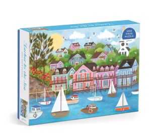 Galison Puzzle Hafen am Meer Joy Laforme 1000 Teile