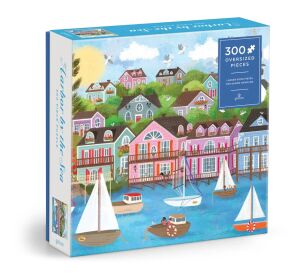 Galison Puzzle Hafen am Meer Joy Laforme 300 Teile