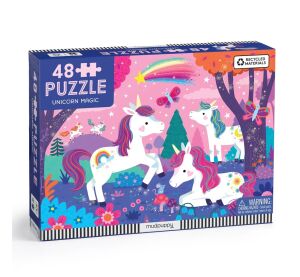Mudpuppy Puzzle Zauberhafte Einhörner 48 Teile