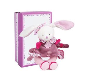 Doudou-Geschenkset - Plüsch Rassel Kaninchen 19 cm