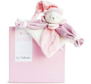 Doudou Geschenkset - Plüsch-Teddybär rosa Teddybär 24 cm