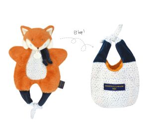 Doudou Fuchs in 3in1 Tasche