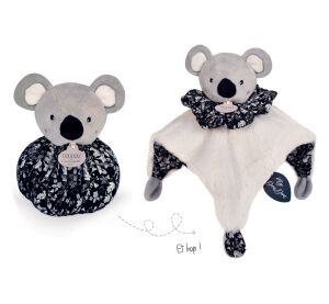 Doudou Schnuffeltuch Grauer Koala 3in1