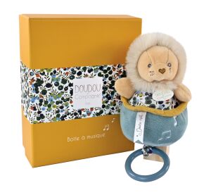 Doudou-Geschenkset - Plüschlöwe spielt Melodie 20 cm