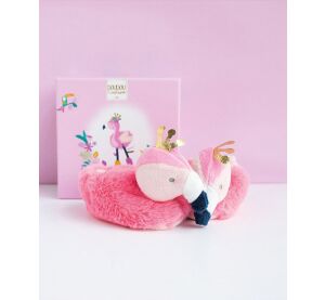 Doudou-Geschenkset - Flamingo erste Booties Set 0-6 Monate