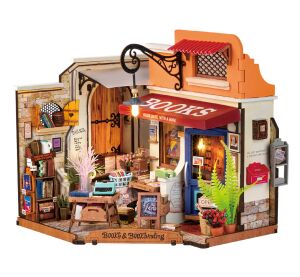 RoboTime 3D-Puzzle Miniaturhaus Buchhandlung an der Ecke
