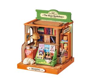 RoboTime 3D-Puzzle Miniaturhaus Buchhandlung