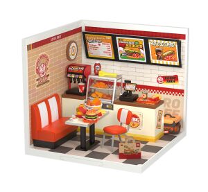 RoboTime 3D-Puzzle Miniaturhaus Restaurant Lecker, Lecker Burger