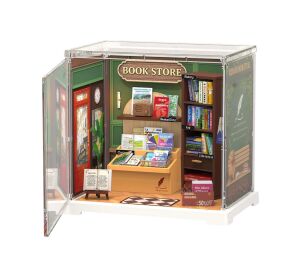 RoboTime 3D-Puzzle Miniaturhaus mini Buchhandlung