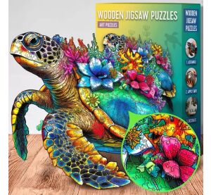 EscapeWelt Holzpuzzle Schildkröte 300 Teile