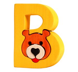Fauna Alphabet Buchstabe B Bär
