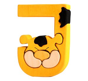 Fauna Alphabet Buchstabe J jaguar