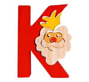 Fauna Alphabet Buchstabe K König