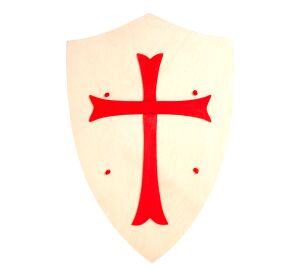 Fauna Holzschild mit Kreuz