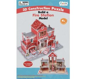 Fiesta Crafts 3D-Puzzle Feuerwache