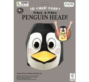 Fiesta Crafts Kreativset 3D Maske Pinguin