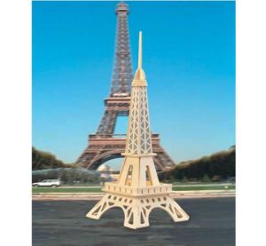 Woodcraft Holzpuzzle 3D Eiffelturm kleiner