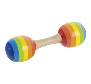 Goki Doppelmaracas Regenbogen