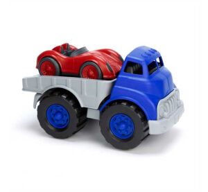 Green Toys Truck mit Rennwagen