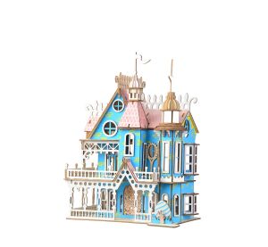 Woodcraft Hölzernes 3D Puzzle Märchenvilla