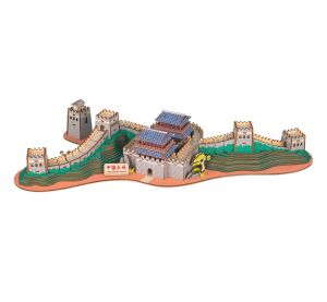 Woodcraft Hölzernes 3D Puzzle Chinesische Mauer