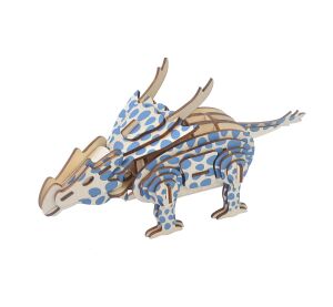Woodcraft Hölzernes 3D Puzzle Achelousaurus
