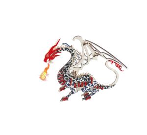 Woodcraft Hölzernes 3D Puzzle Drache