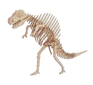 Woodcraft Hölzernes 3D Puzzle Spinosaurus