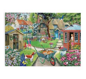 HOP Puzzle Blühender Garten 500 große Teile