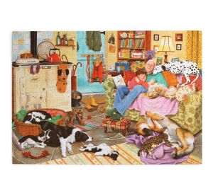 HOP Puzzle Hunde-Rast 1000 Teile