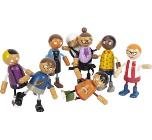small foot Biegepuppen-Familie mit Baby