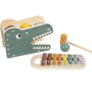 small foot Xylophon und Hammer 2 in 1 Safari