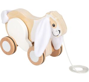 small foot Holz Ziehspielzeug Hase mit Raschelohren