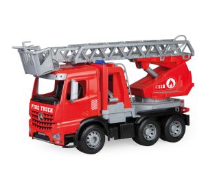 Lena Mercedes Arocs Feuerwehrauto mit Leiter im Karton