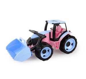 Lena Traktor mit Schaufel blau rosa
