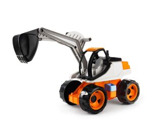 Lena GIGA TRUCKS Bagger orange-beige, dekorative Pappe