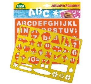 Lena Zeichnungsvorlagen (Symbole, Buchstaben)