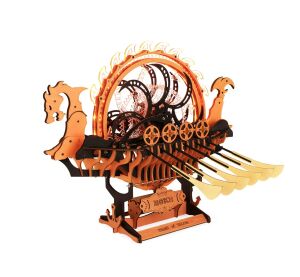 RoboTime 3D-Holzpuzzle Wikinger-Drachenschiff