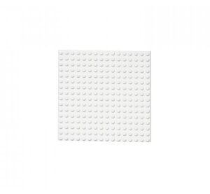 L-W Toys Doppelseitiges Brett 16x16 weiß