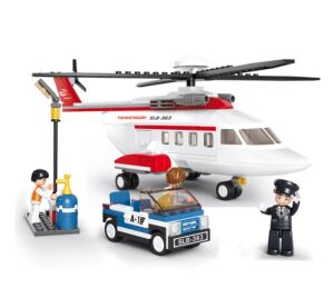 Sluban Flughafen M38-B0363 Passagierhubschrauber