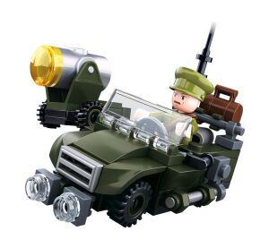 Sluban WWII M38-B0678B 4into1 Patrouillen-Jeep