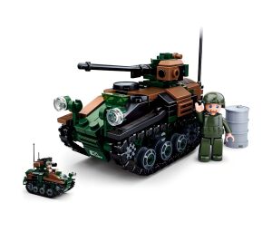 Sluban Modellbausteine M38-B0750 Kleiner Panzer 2in1