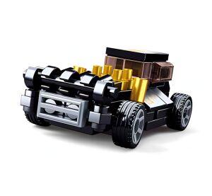 Sluban Power Bricks M38-B0801C Stretch Car Schwarz Mod Rod