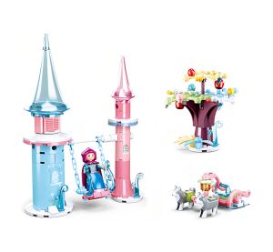 Sluban Winter Fairies M38-B0895 Spielplatz mit Schaukel